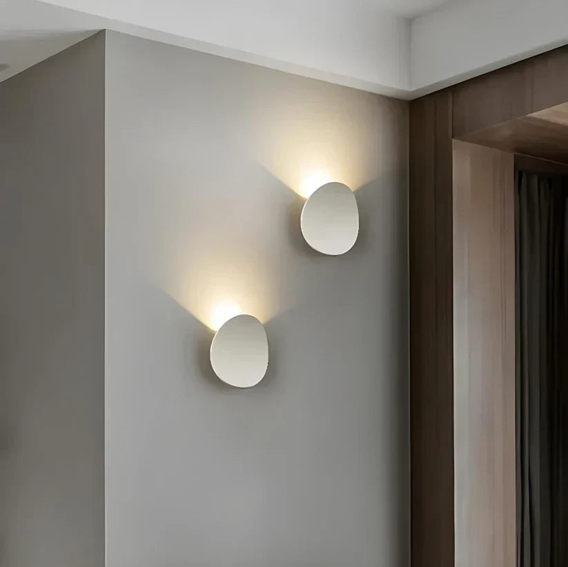 Metalowa lampa ścienna Disk