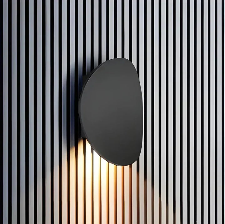 Metalowa lampa ścienna Disk