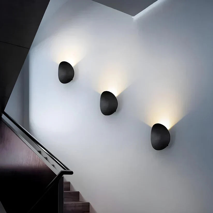 Metalowa lampa ścienna Disk