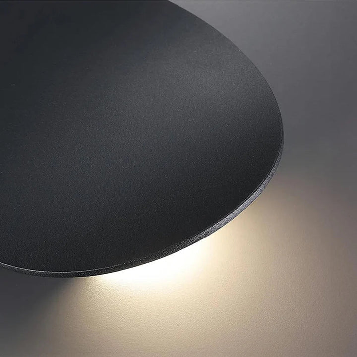 Metalowa lampa ścienna Disk
