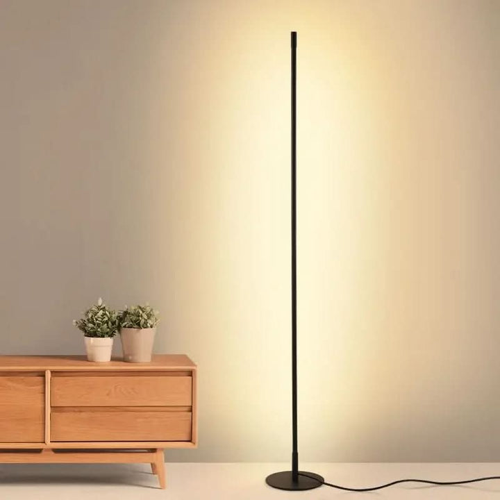 FlorGlow – metalowa lampa podłogowa, ściemniana i elegancka do każdego salonu