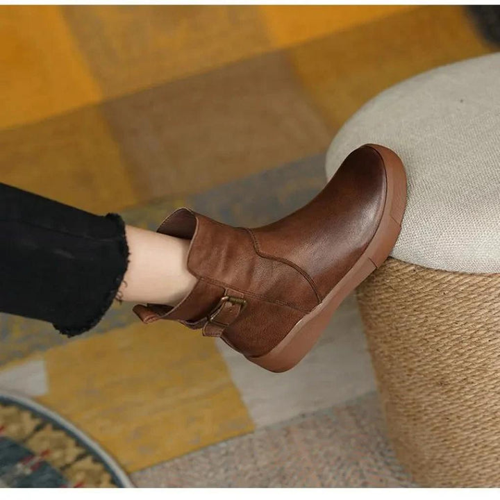 Vintage Botki Ankle – Retro Styl z Nowoczesnym Akcentem