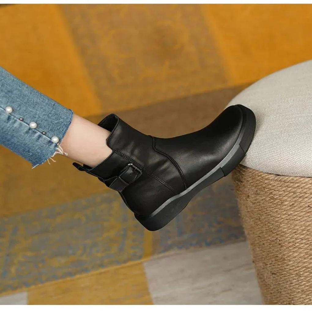 Vintage Botki Ankle – Retro Styl z Nowoczesnym Akcentem