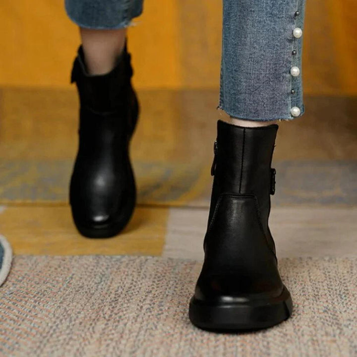 Vintage Botki Ankle – Retro Styl z Nowoczesnym Nutem