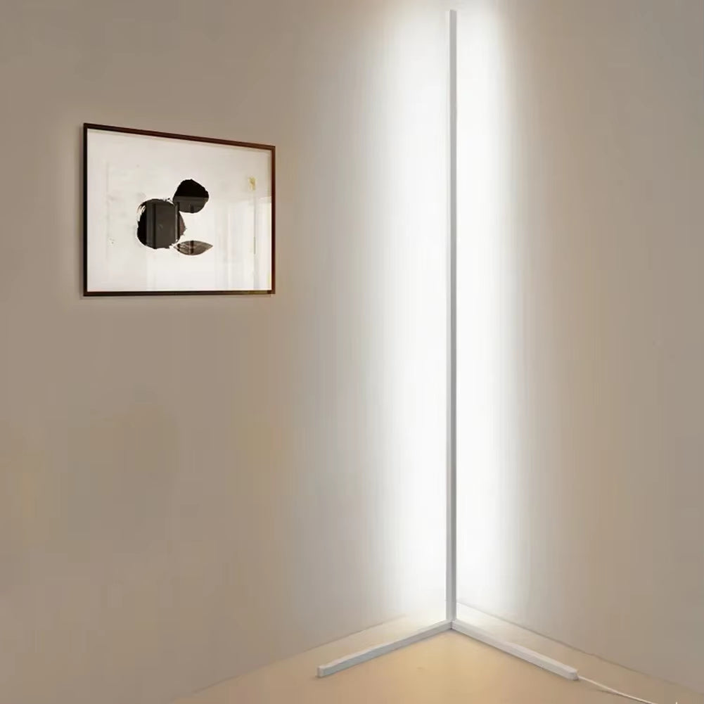 Ściemnialna narożna lampa stojąca LED z pilotem