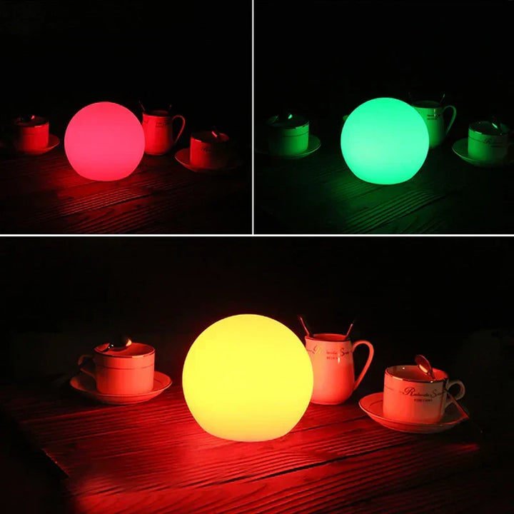 Kolorowa bezprzewodowa lampa stołowa LED z pilotem