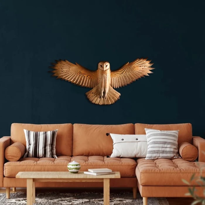 Dekoracja ścienna – sowa „Majestic”