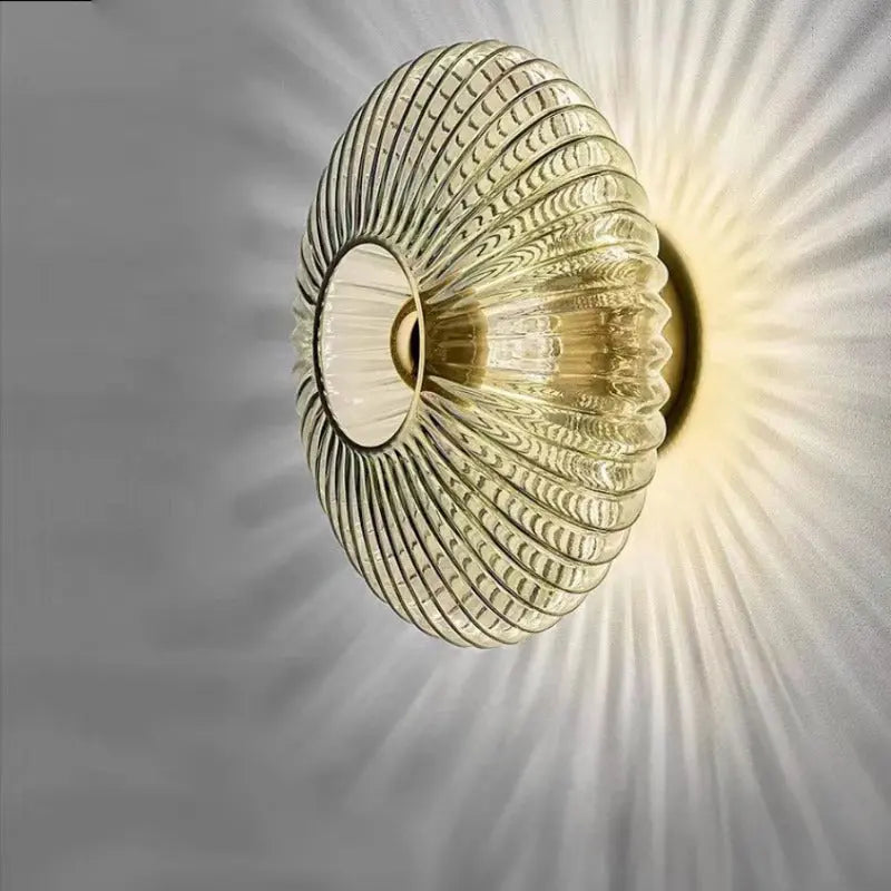 Lampa ścienna ze szkła nordycka OpaliVé – kreatywne oświetlenie sufitów i ścian w nowoczesnych wnętrzach
