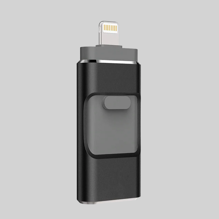 4-w-1 USB Flash Drive – Rozwiązanie do przechowywania z wieloma złączami