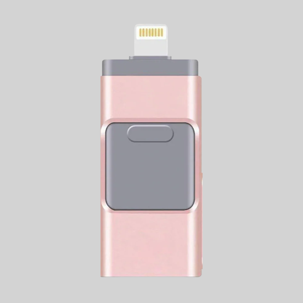 4-w-1 USB Flash Drive – Rozwiązanie do przechowywania z wieloma złączami