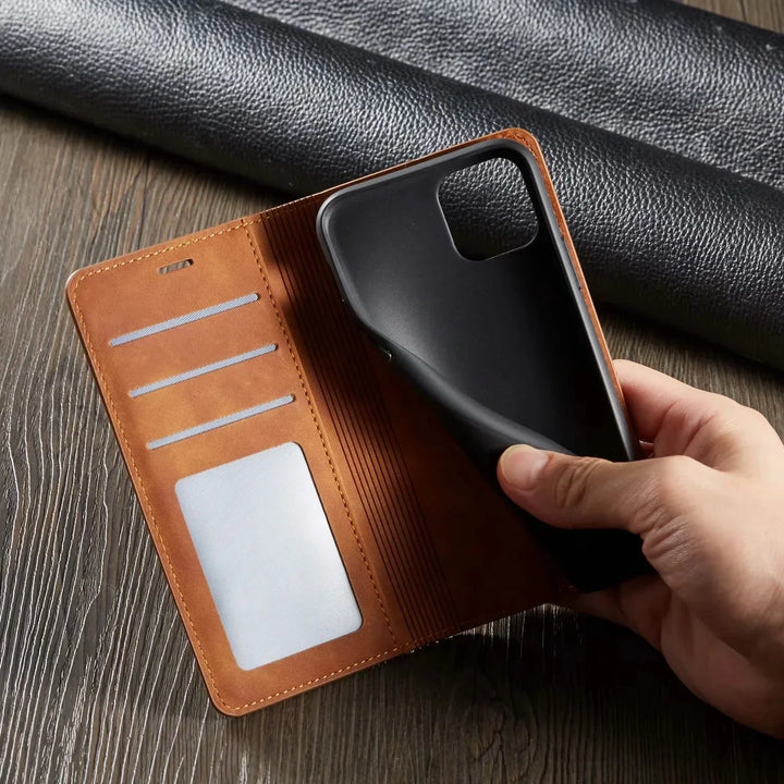 Luksusowe magnetyczne etui do iPhone'a z mocną ochroną