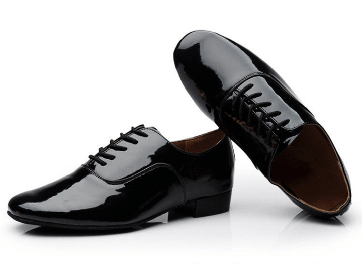 Skórzane buty do tańca latynoamerykańskiego | Elegancja z miękką podeszwą