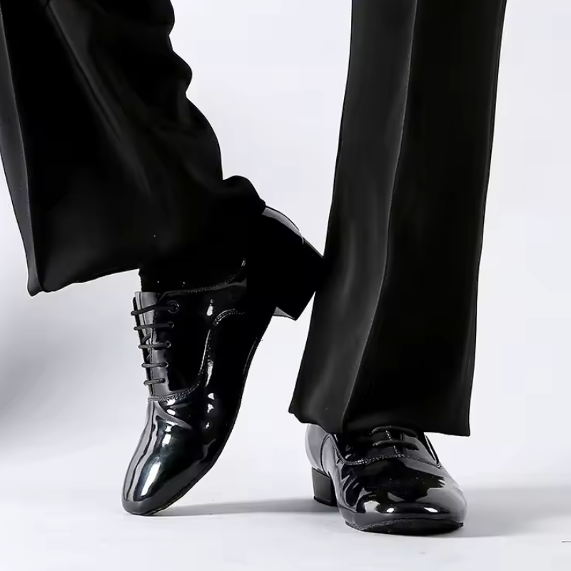 Skórzane buty do tańca latynoamerykańskiego | Elegancja z miękką podeszwą