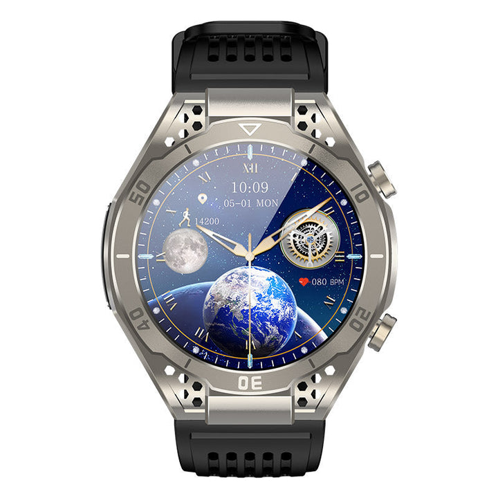 Wodoodporny smartwatch z pomiarem ciśnienia krwi, saturacji krwi i snu