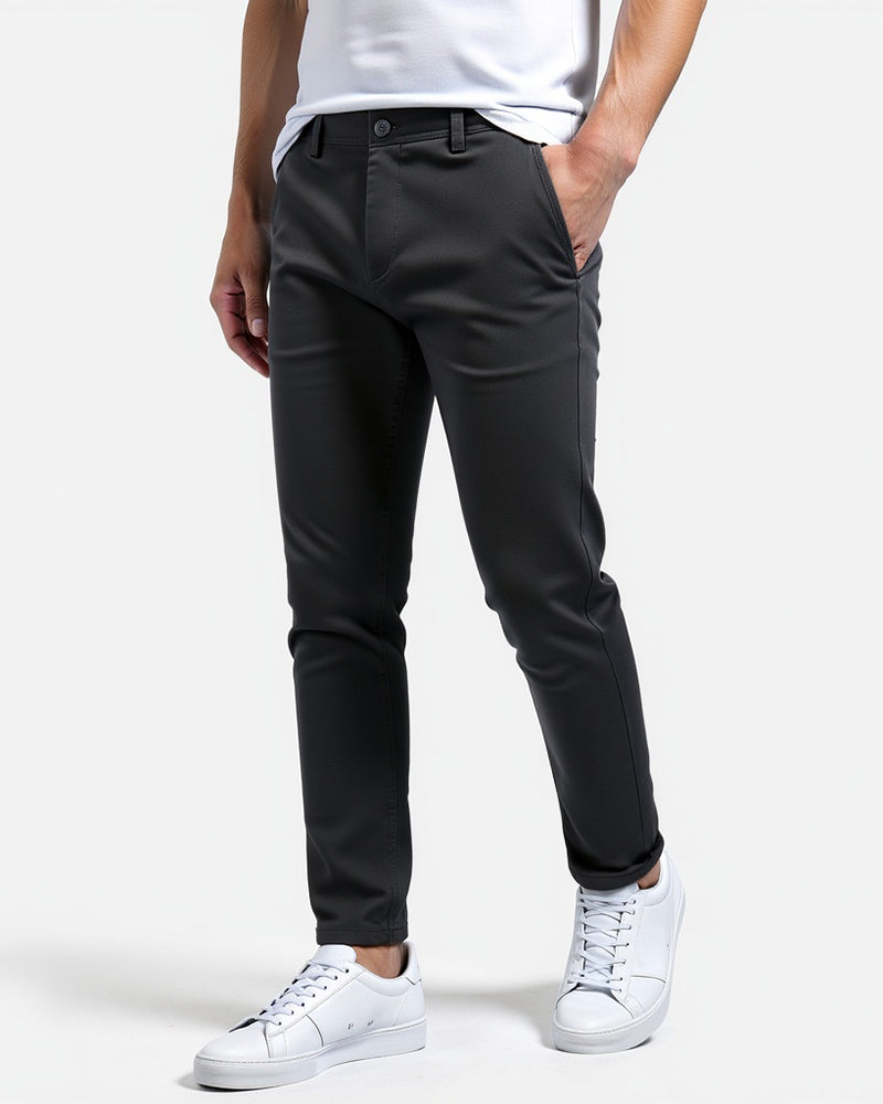 Męskie spodnie chino slim fit na co dzień i do biura