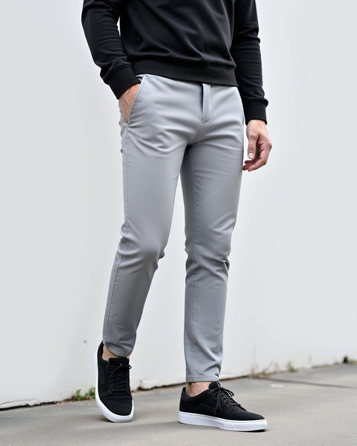 Męskie spodnie chino slim fit na co dzień i do biura