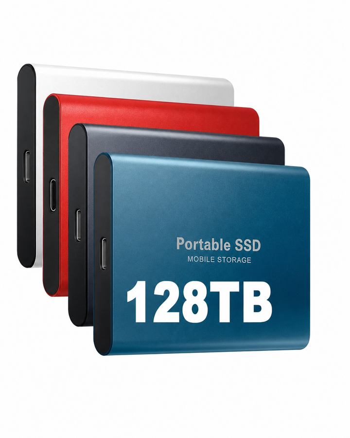 Zewnętrzny dysk SSD 128 TB – kompaktowy, szybki i przenośny