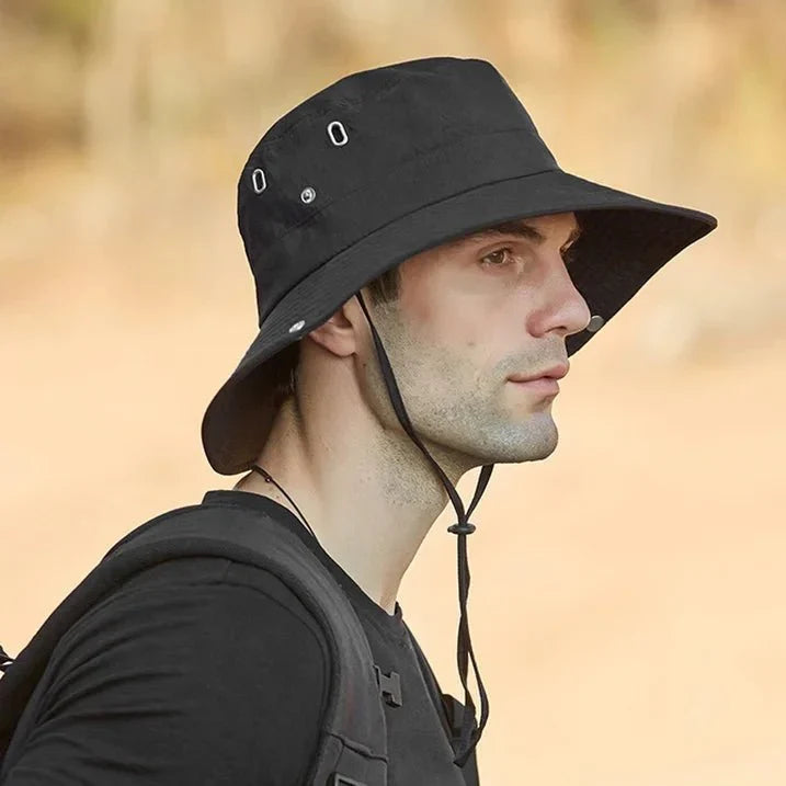 Kapelusz SUNSAFE – przewiewny kapelusz przeciwsłoneczny z ochroną UV na przygody na świeżym powietrzu