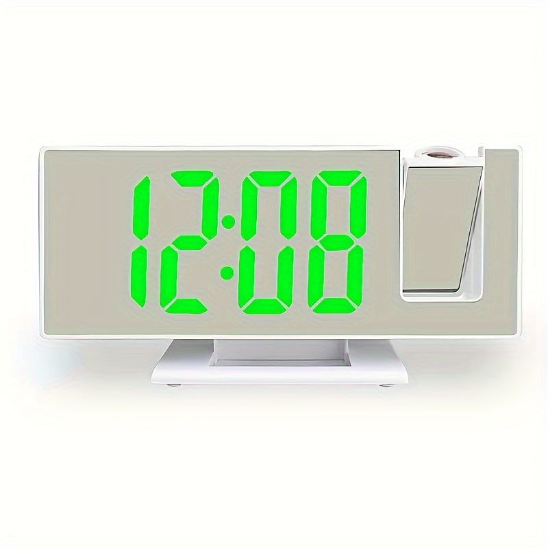 Cyfrowy budzik z projekcją – duży wyświetlacz LED i wielofunkcyjny alarm