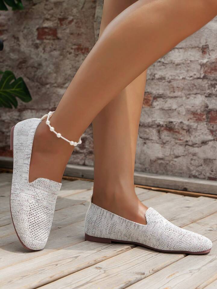Damskie ortopedyczne wsuwane sneakersy z miękką wkładką i oddychającą siateczką