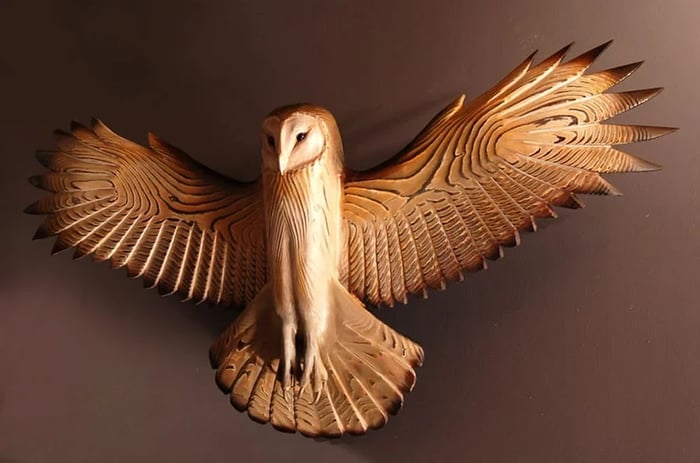 Dekoracja ścienna – sowa „Majestic”