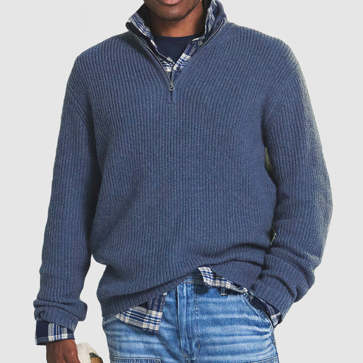 Kaszmirowy sweter business casual – Victor