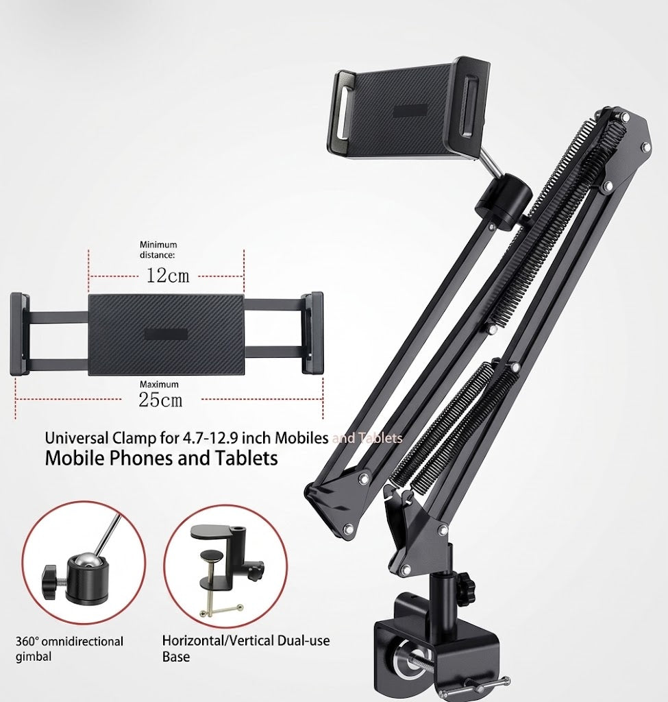 Uchwyt na tablet – FlexiMount – obrót 360° – regulowana podstawa