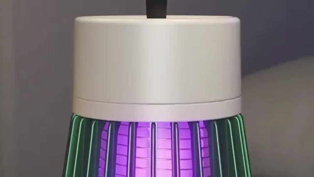 Ładowana przez USB lampa owadobójcza – cicha i wygodna do użytku wewnętrznego i na biurko