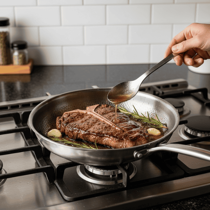 TITAN-PREMIUM PAN – Wysokiej jakości patelnia tytanowa bez powłoki do wszystkich rodzajów płyt kuchennych