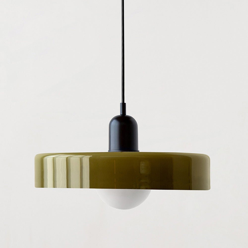 Geometryczna Lampa Sufitowa Bauhaus ze Szkła