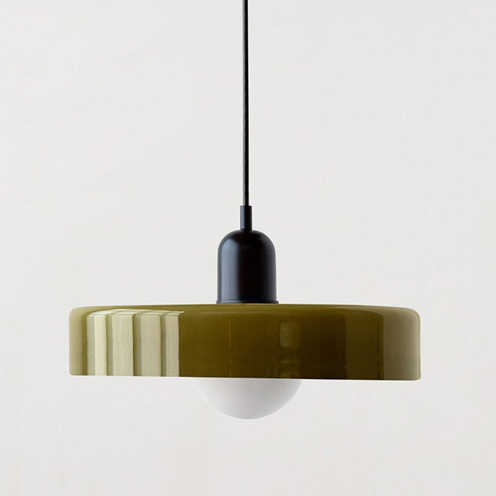 Geometryczna Lampa Sufitowa Bauhaus ze Szkła