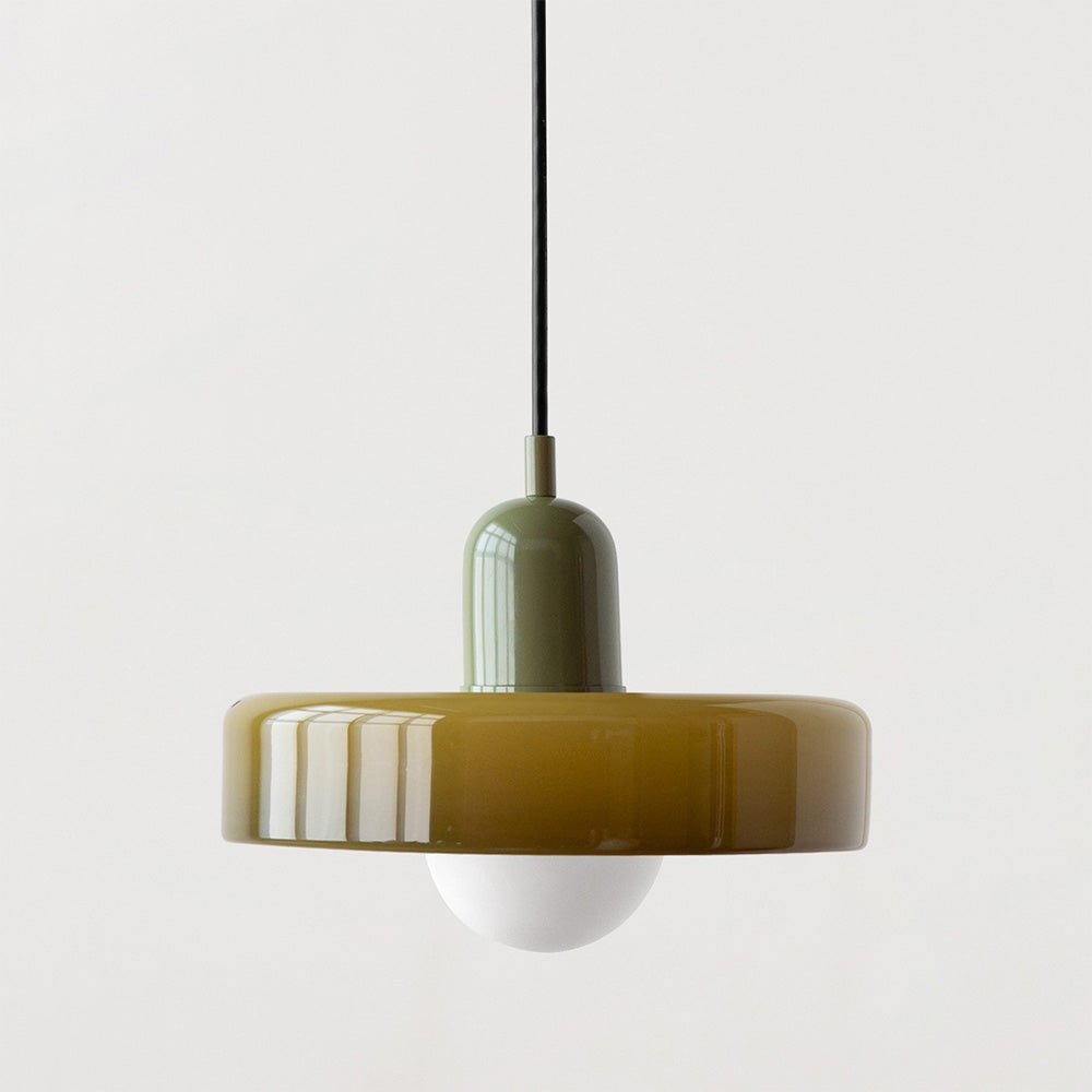 Geometryczna Lampa Sufitowa Bauhaus ze Szkła