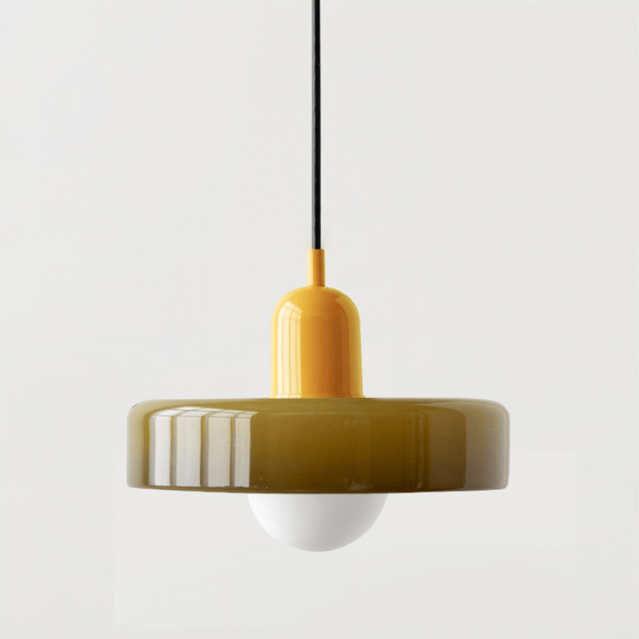 Geometryczna Lampa Sufitowa Bauhaus ze Szkła