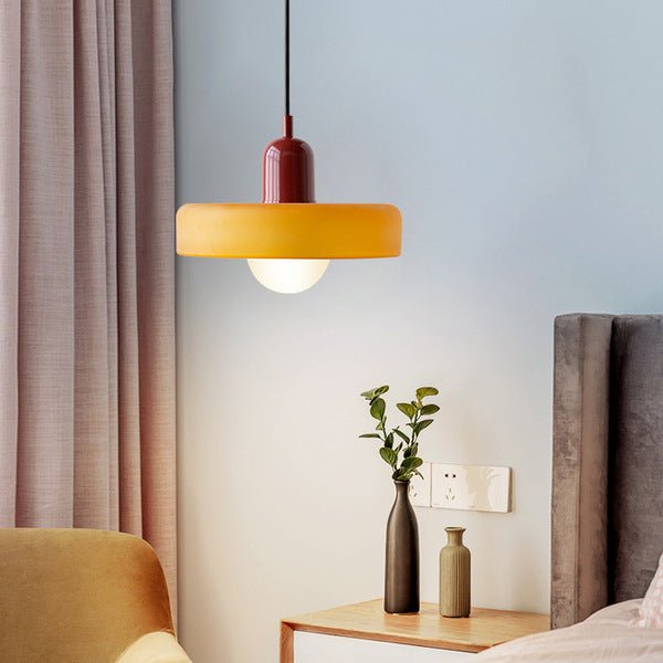 Geometryczna Lampa Sufitowa Bauhaus ze Szkła