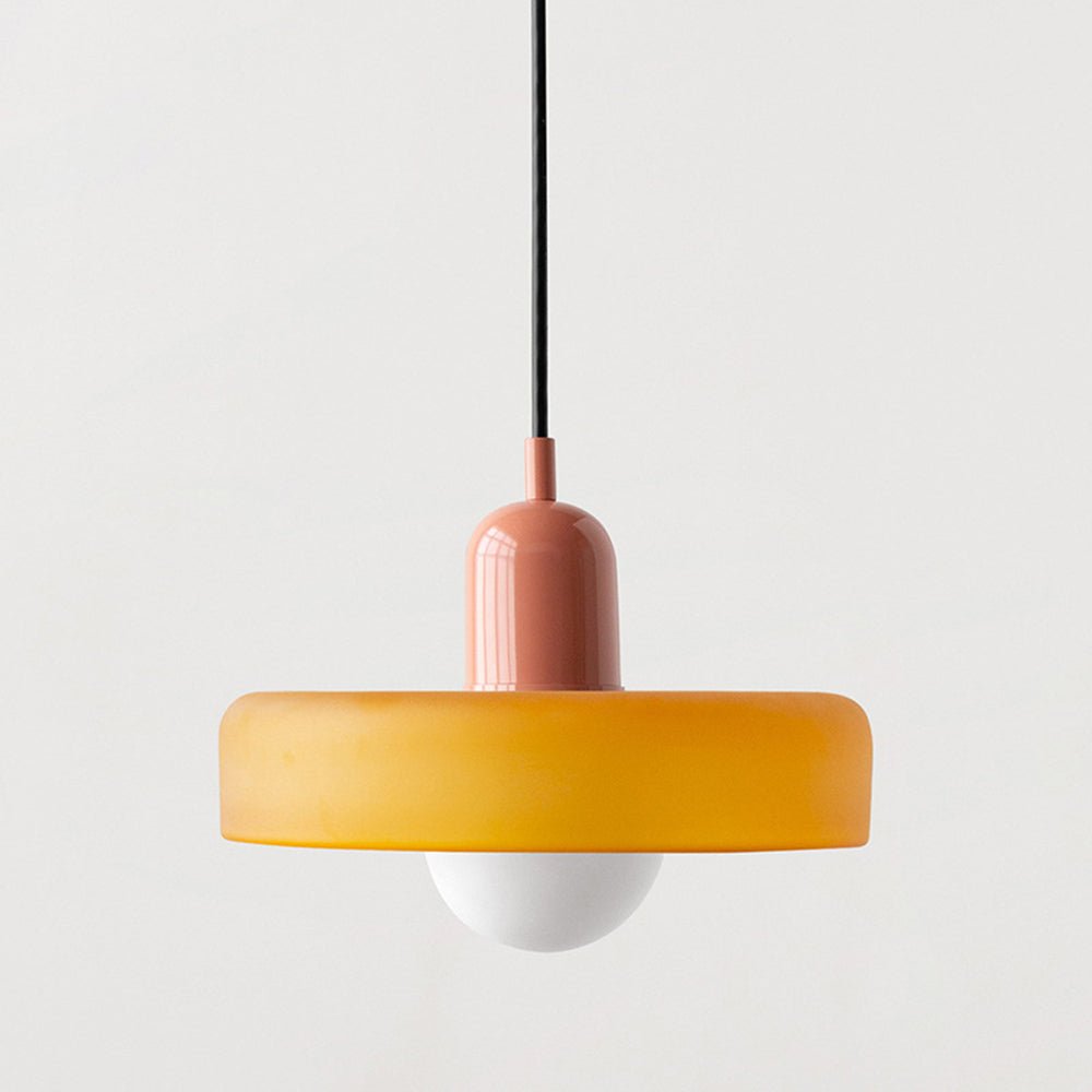 Geometryczna Lampa Sufitowa Bauhaus ze Szkła