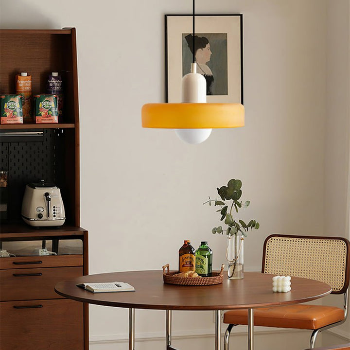 Geometryczna Lampa Sufitowa Bauhaus ze Szkła