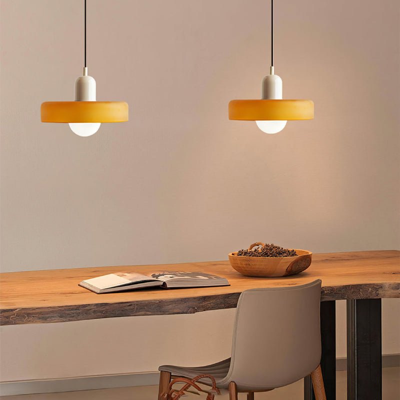 Geometryczna Lampa Sufitowa Bauhaus ze Szkła
