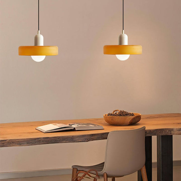Geometryczna Lampa Sufitowa Bauhaus ze Szkła