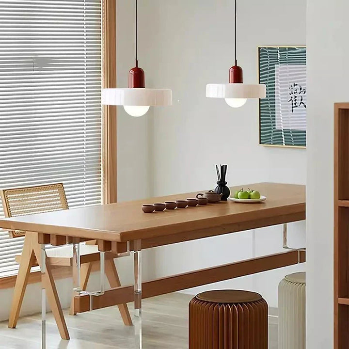 Geometryczna Lampa Sufitowa Bauhaus ze Szkła