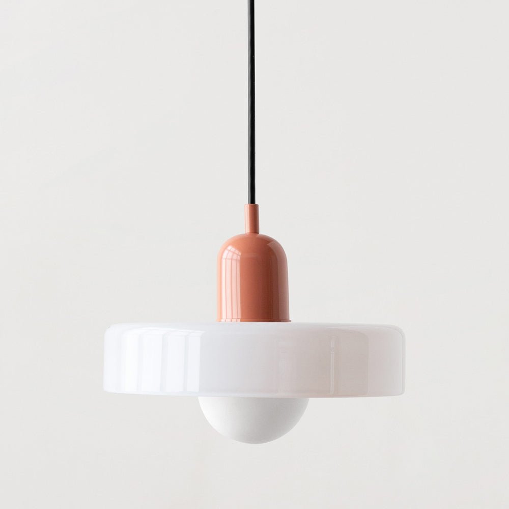 Geometryczna Lampa Sufitowa Bauhaus ze Szkła