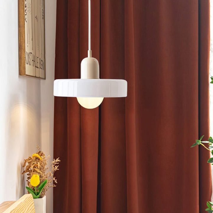 Geometryczna Lampa Sufitowa Bauhaus ze Szkła