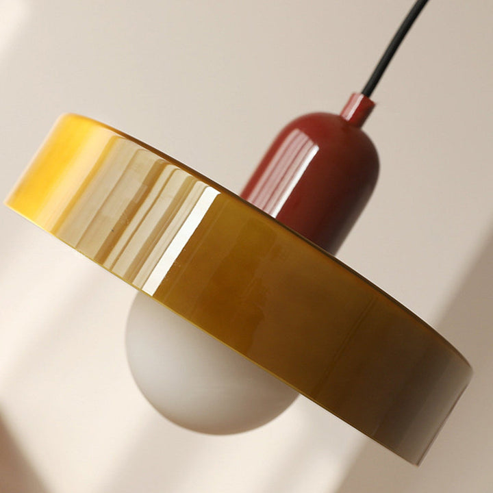 Geometryczna Lampa Sufitowa Bauhaus ze Szkła
