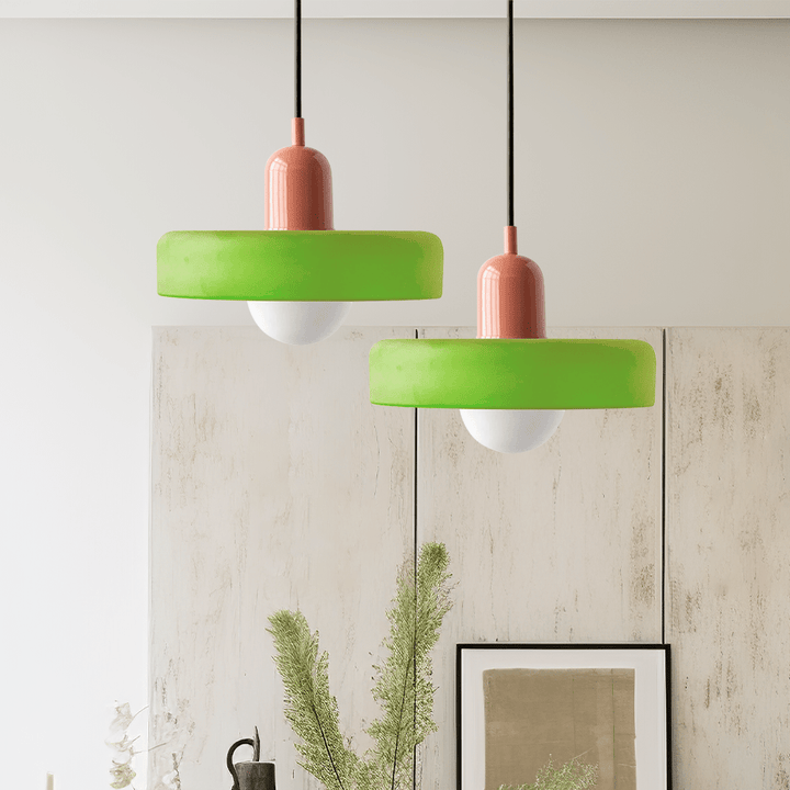 Geometryczna Lampa Sufitowa Bauhaus ze Szkła