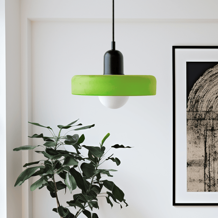 Geometryczna Lampa Sufitowa Bauhaus ze Szkła