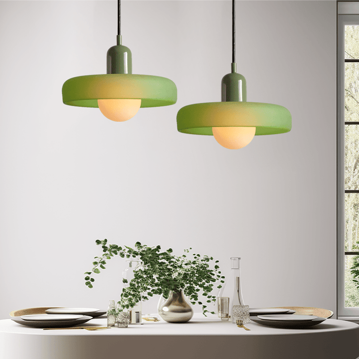 Geometryczna Lampa Sufitowa Bauhaus ze Szkła