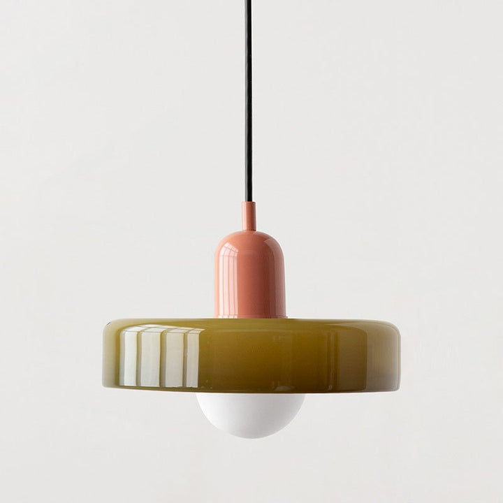 Geometryczna Lampa Sufitowa Bauhaus ze Szkła
