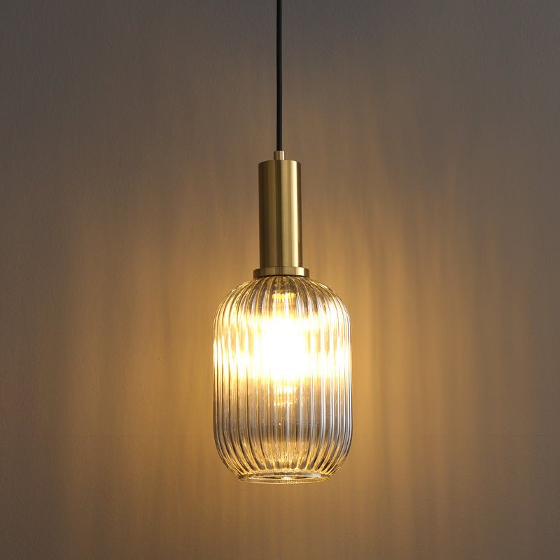 Retro lampa wisząca ze szkła – ColorVibe