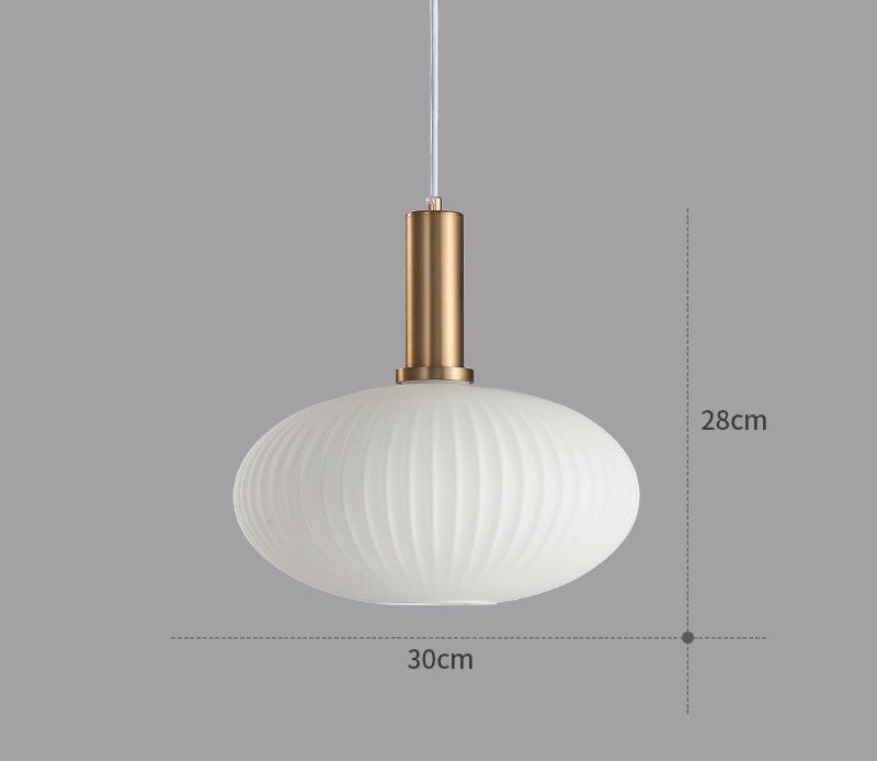 Retro lampa wisząca ze szkła – ColorVibe