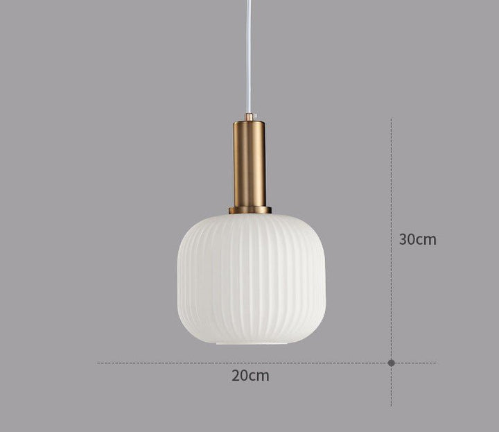 Retro lampa wisząca ze szkła – ColorVibe
