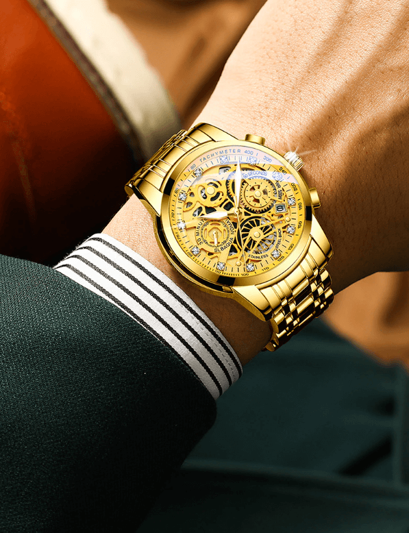 Zegarek męski Skeleton – Eclipse